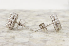 Load image into Gallery viewer, Exquisite 1.65 Carats Natural VS Diamond 14K Solid White Gold Stud Earrings