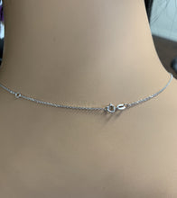 Load image into Gallery viewer, 0.60Ct Stunning 14K Solid White Gold Diamond Key Pendant Necklace