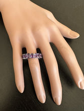 Load image into Gallery viewer, 8.00 Carats Exquisite Natural Amethyst 14K Solid White Gold Ring