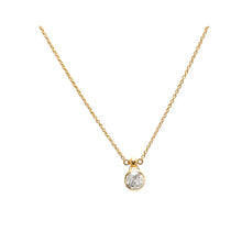 Load image into Gallery viewer, 0.55Ct Diamond Necklace in 14K Solid Yellow Gold