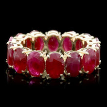 Load image into Gallery viewer, 10.80 Carats Natural Red Ruby 14k Solid Yellow Gold Ring