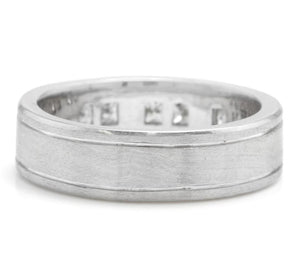 Heavy 0.90 Carats Natural Diamond 14K Solid White Gold Men's Ring