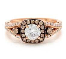 Load image into Gallery viewer, 1.16 Carats Splendid Natural Diamond 14K Solid Rose Gold Band Ring