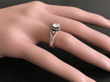 Load image into Gallery viewer, 1.16 Carats Splendid Natural Diamond 14K Solid Rose Gold Band Ring