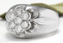 Load image into Gallery viewer, Splendid 1.05 Carats Natural Diamond 14K Solid White Gold Eternity Ring