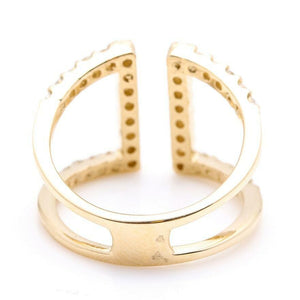 Splendid 0.60 Carats Natural Diamond 14K Solid Yellow Gold Ring