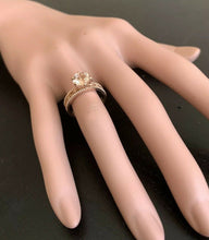 Load image into Gallery viewer, 1.70 Carats Exquisite Natural Morganite 14K Solid Rose Gold Ring