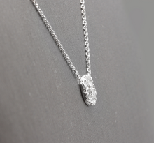 Load image into Gallery viewer, 0.35Ct Natural Diamond 14K Solid White Gold Necklace Pendant