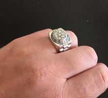 Load image into Gallery viewer, 1.25 Carats Natural Diamond 14K Solid White Gold Men&#39;s Ring