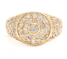 Load image into Gallery viewer, 2.75Ct Natural Diamond 14K Solid Yellow Gold Men&#39;s Ring