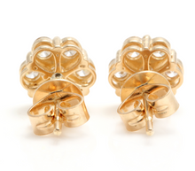 Load image into Gallery viewer, Exquisite 1.00 Carats Natural Diamond 14K Solid Yellow Gold Stud Earrings