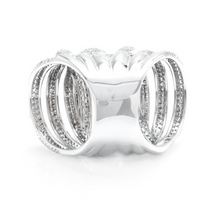 Load image into Gallery viewer, Splendid 5.50 Carats Natural Diamond 14K Solid White Gold Ring