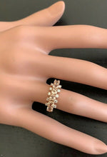 Load image into Gallery viewer, 1.35 Carats Natural Morganite and Diamond 14K Solid Rose Gold Ring