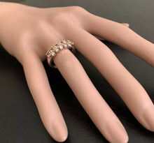 Load image into Gallery viewer, 1.35 Carats Natural Morganite and Diamond 14K Solid Rose Gold Ring