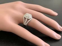 Load image into Gallery viewer, Splendid 1.50 Carats Natural Diamond 14K Solid White Gold Ring