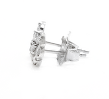 Load image into Gallery viewer, Exquisite 0.45 Carats Natural Diamond 14K Solid White Gold Stud Earrings