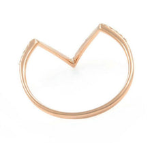Load image into Gallery viewer, Splendid 0.15 Carats Natural Diamond 14K Solid Rose Gold Ring