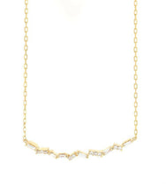 Load image into Gallery viewer, 0.40Ct Splendid 14k Solid Yellow Gold Chain Necklace