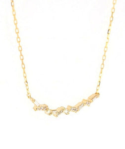 0.40Ct Splendid 14k Solid Yellow Gold Chain Necklace