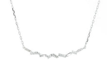 Load image into Gallery viewer, 0.40Ct Splendid 14k Solid White Gold Chain Necklace