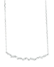Load image into Gallery viewer, 0.40Ct Splendid 14k Solid White Gold Chain Necklace