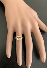 Load image into Gallery viewer, 2.12 Carats Natural Morganite and Diamond 14k Solid Yellow Gold Ring