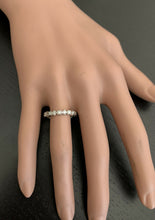 Load image into Gallery viewer, 0.40Ct Natural Diamond 14K Solid White Gold Band Ring