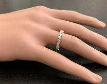 Load image into Gallery viewer, 0.40Ct Natural Diamond 14K Solid White Gold Band Ring