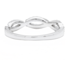 Load image into Gallery viewer, 0.50Ct Natural Diamond 14K Solid White Gold Band Ring