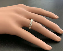Load image into Gallery viewer, 0.50Ct Natural Diamond 14K Solid White Gold Band Ring