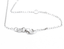 Load image into Gallery viewer, 0.40Ct Stunning 14K Solid White Gold Diamond Necklace
