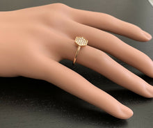 Load image into Gallery viewer, 0.30Ct Natural Diamond 14K Solid Rose Gold Band Ring