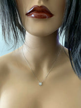 Load image into Gallery viewer, 0.50Ct Stunning 14K Solid White Gold Diamond Necklace