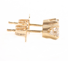 Load image into Gallery viewer, 1.00ct Natural Diamond 14k Solid Yellow Gold Stud Earrings