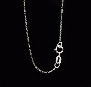 0.90ct Natural Diamond 14k Solid White Gold Pendant Necklace