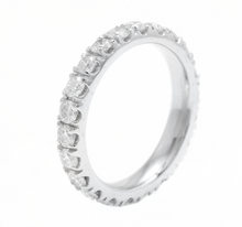 Load image into Gallery viewer, 1.80 Carats Natural Diamond 950 Platinum Eternity Ring