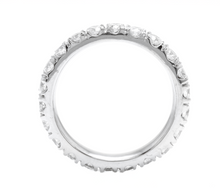 Load image into Gallery viewer, 1.80 Carats Natural Diamond 950 Platinum Eternity Ring
