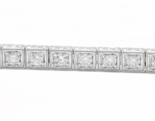 Load image into Gallery viewer, 4.00 Carat Natural Diamond 14k Solid White Gold Bracelet