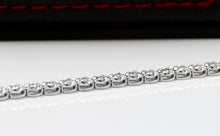 Load image into Gallery viewer, Very Impressive 1.15 Carats Natural Diamond 14K Solid White Gold Bracelet