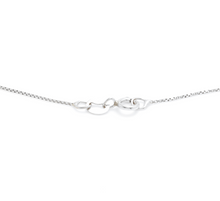 Load image into Gallery viewer, 1.50ct Natural Emerald and Diamond 14k Solid White Gold Necklace