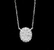 Load image into Gallery viewer, 0.95ct Stunning 14k Solid White Gold Diamond Chain Necklace