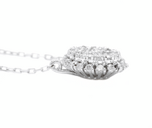 Load image into Gallery viewer, 0.95ct Stunning 14k Solid White Gold Diamond Chain Necklace