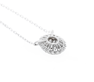 0.95ct Stunning 14k Solid White Gold Diamond Chain Necklace