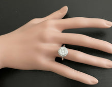 Load image into Gallery viewer, 1.15ct Natural Diamond 14k Solid White Gold Band Ring