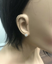 Load image into Gallery viewer, 0.90ct Natural Diamond 14k Solid Yellow Gold Earrings