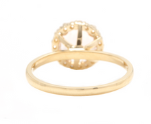Load image into Gallery viewer, 2.25 Carats Natural Morganite and Diamond 14k Solid Yellow Gold Ring