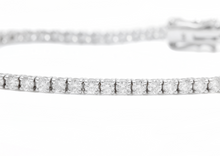 Load image into Gallery viewer, 2.80 Carats Natural Diamond 14k Solid White Gold Bracelet