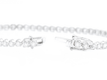 Load image into Gallery viewer, 2.50 Carats Natural Diamond 14k Solid White Gold Bracelet