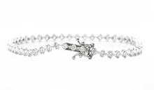 Load image into Gallery viewer, 1.80 Carats Stunning Natural Diamond 14K Solid White Gold Bracelet
