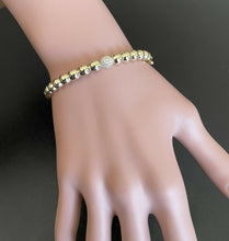 Load image into Gallery viewer, Very Impressive 0.40 Carats Natural Diamond 14K Solid Yellow Gold Bangle Bracelet